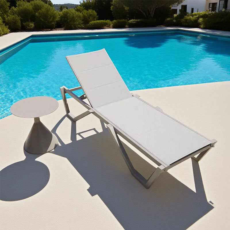 Piscina al aire libre Hotel Residencial piscina ocio sillón impermeable patio al aire libre frente al mar silla de playa al por mayor