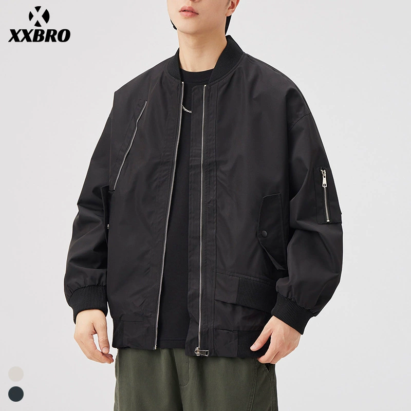 Xxbro мужская # американская летающая куртка 2024 новый прилив повседневная дикая свободная куртка дизайн одежды