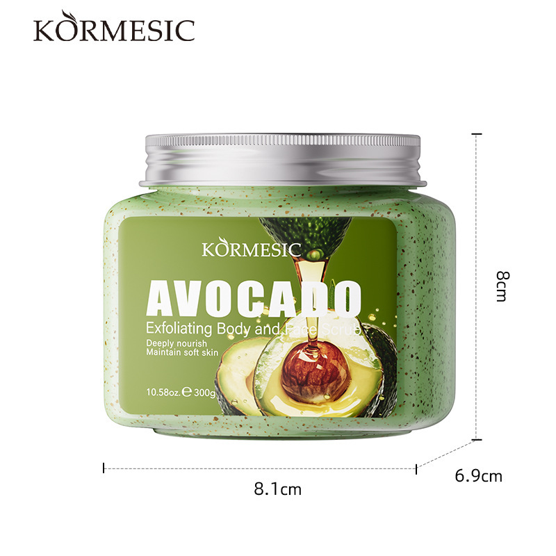 KORMESIC跨境磨砂Body scrub cream芦荟身体磨砂膏批发|undefined