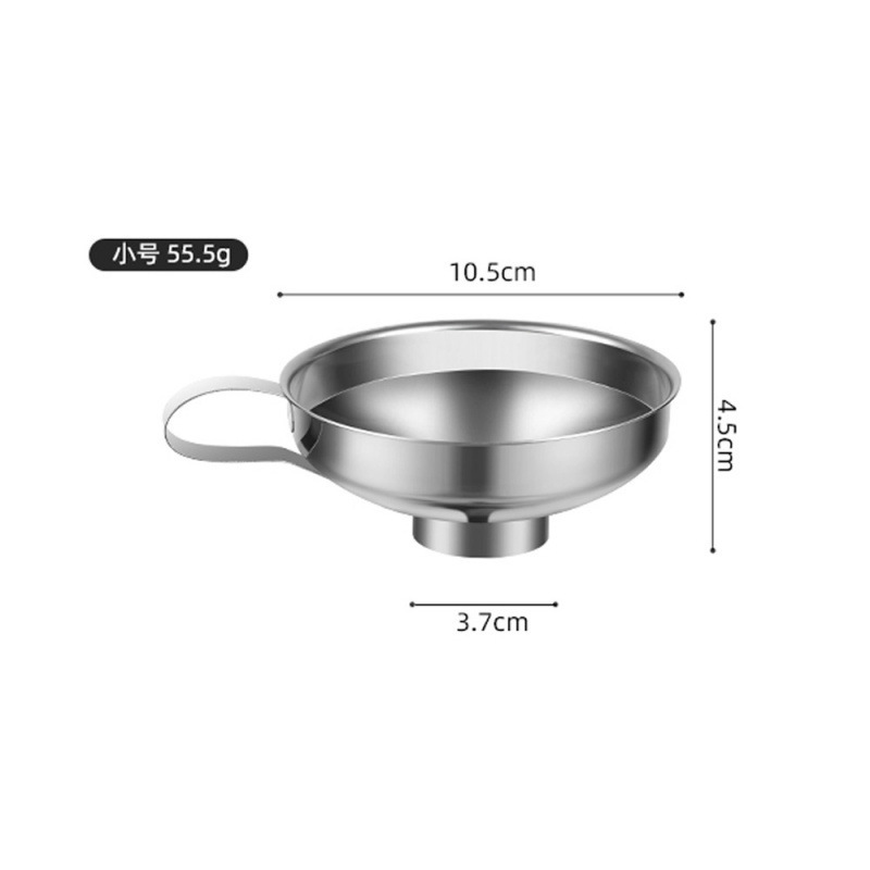 厨房不锈钢漏斗果酱沙拉酱宽口漏斗Wide Mouth Canning Funnel|undefined