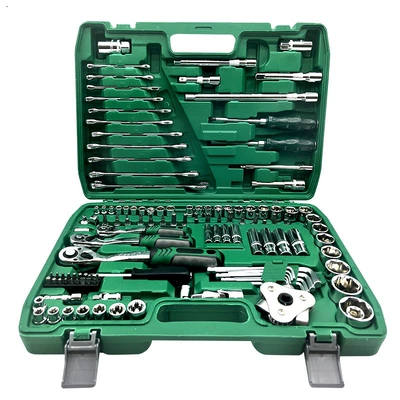 Socket, Mühərrik tənzimləmə alətləri - 121-piece-set-green-72-teeth