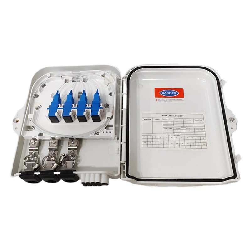 Распределительная коробка оптоволокна 8 Port FTTH Внутренняя и наружная распределительная коробка Caja Terminal ftthl: 8 Optical Fibre Box