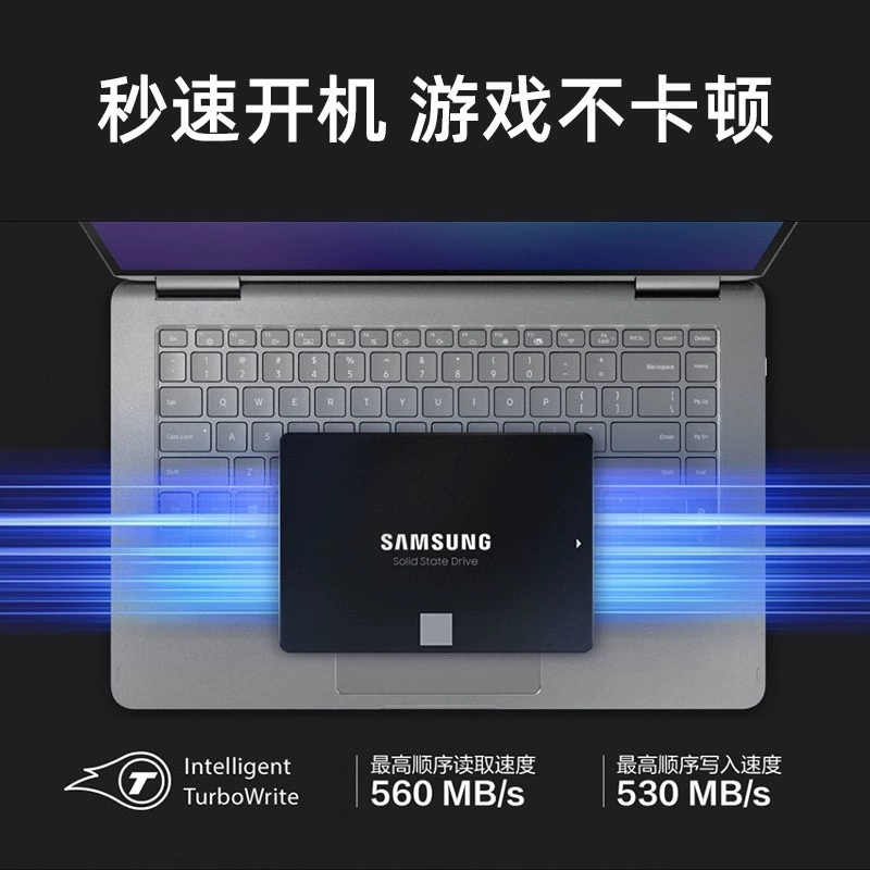 Твердотельный накопитель Samsung 870 EVO, 250Г, 500Г, 1Т, 2Т, SATA3.0 для ноутбуков и столов