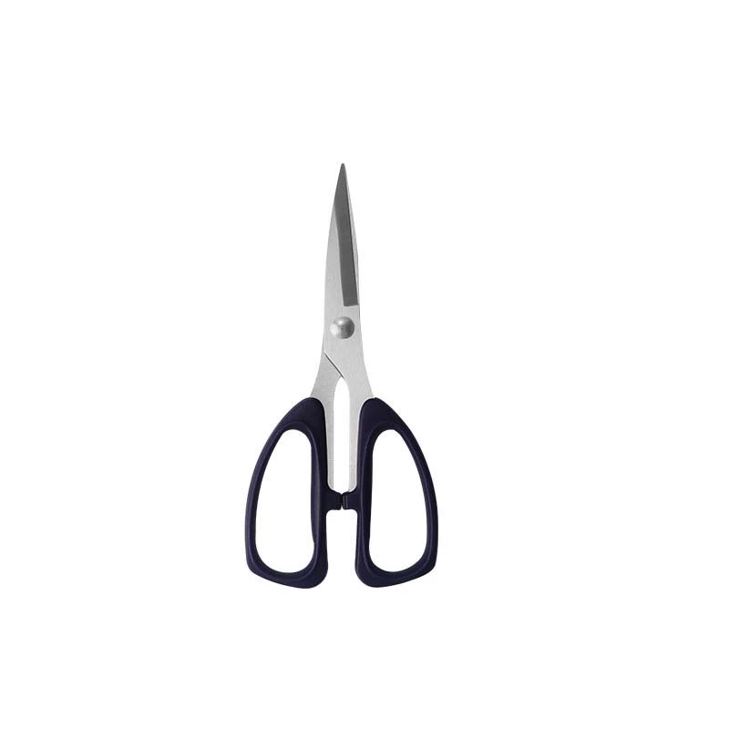 Blue universal scissors stainless steel, канцтовары, оптом