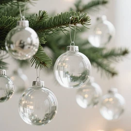 圣诞球;圣诞装饰品;蜡烛器皿