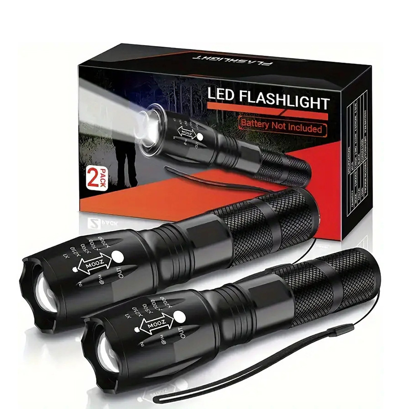 Portable Waterproof Flashlight with Strong Light, Outdoor Product, Rechargeable Led Spotlight, Long-Lasting and Super Bright Portable Waterproof Flashlight with Strong Light, Outdoor Product, Rechargeable Led Spotlight, Long-Lasting and Super Bright