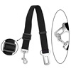Safety rope, transport for car, adjustable seat belt with leash, pet