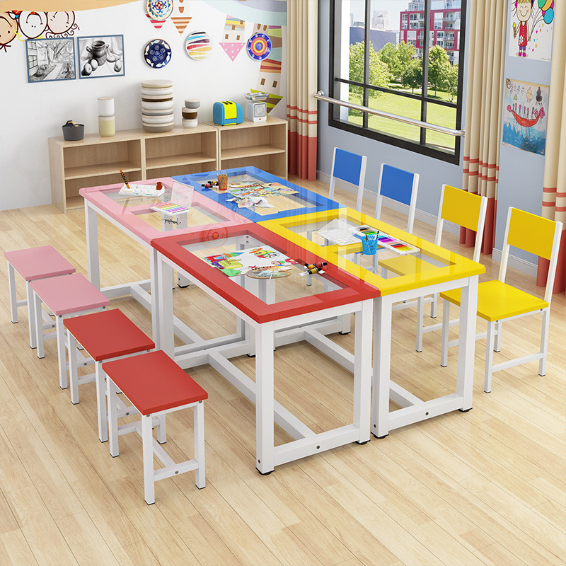 10 명 길이 240 와이드 120 하이 74 (4 개의 테이블 접합)