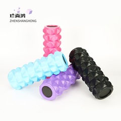 EVA solid wolf tooth yoga column 33cm floating point foam shaft muscle relaxation massage roller shaft Langya stick manufacturer