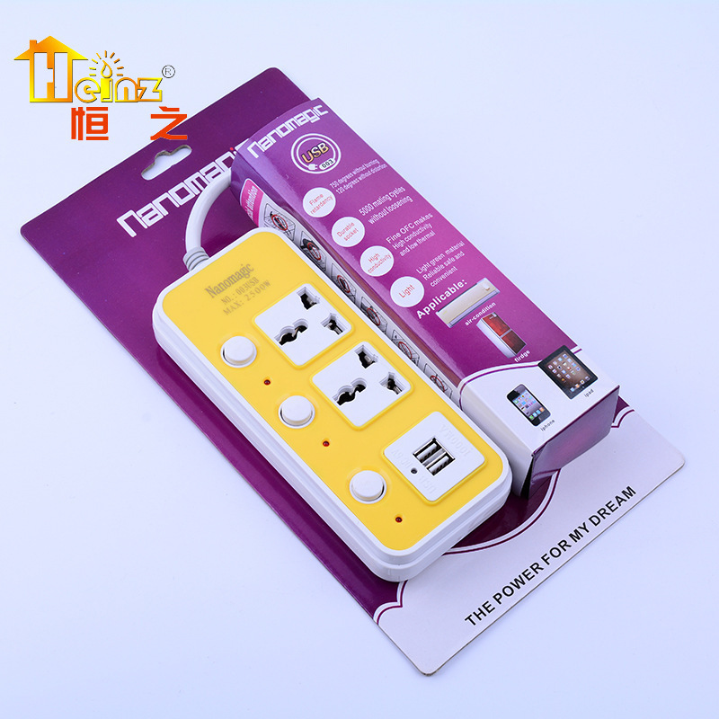 Tarjeta multi-interruptor control de interruptor independiente 00345 carga dos conectores USB fabricantes de zócalo multi-puerto