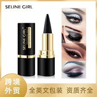 SELINEGIRL Макияж подводка для глаз водонепроницаемый и не легко окрашенный черный одноголовый твердый подводка для глаз женский производитель через границу
