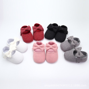 Butterfly Flower Baby Girl Baby Girl Shoes Princess Shoes Wool Baby Shoes Baby Shoes Soft Sole Shoes 0-1 Years Old Toddler Shoes