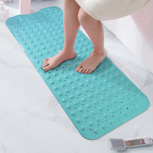 Bathtub non-slip mat environmentally friendly bathroom floor mat 40*100 extended TPE bubble non-slip foot mat bathroom shower mat