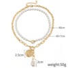 Retro necklace from pearl, advanced accessory, European style, high-quality style