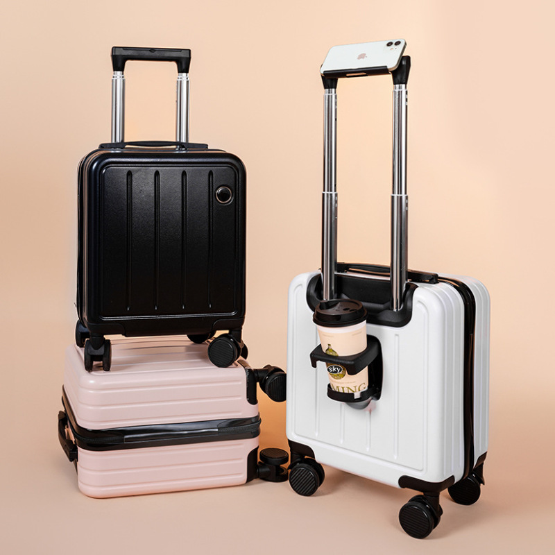 20×30×40 小型ミニ軽量スーツケース女性旅行春秋航空 14inch サイレント荷物トロリーケース|undefined