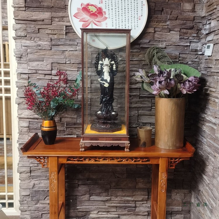 仿古供桌供台实木翘头条案香几新款中式贡品佛台客厅家用财神桌子