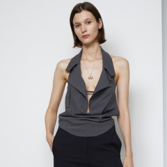 LOW CLAS**C Vest Suspender Women's 2024 Summer New Korean Niche Sexy Backless Bottoming Sleeveless