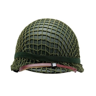 Military fan CS field equipment outdoor sports M1 double-layer steel helmet tactical helmet/foreign military helmet can be fixed