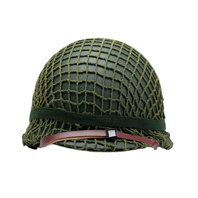 军迷CS野战装备户外运动 M1双层钢盔 战术头盔/外军头盔 可定