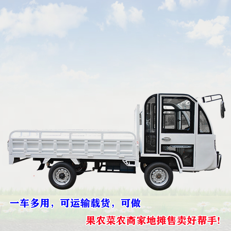 新能源汽车式单排电动货车电动四轮载重拉货电瓶车微型卡车货运车