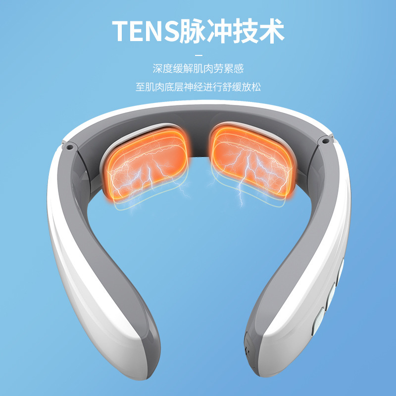 Ems頚椎マッサージ器充電理学療法器首保護器首肩首力椎揉み充電知能頚椎器|undefined
