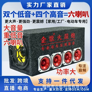İkili bas avtomobil sabvuferi, yüksək güclü ev audio, 220V/72V/84V Bluetooth dinamik