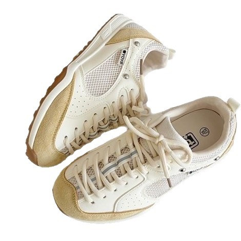Zapatos de malla coreanos para mujeres verano 2026 nuevos zapatos casuales transpirables versátiles Gump zapatos ligeros zapatos de mujer
