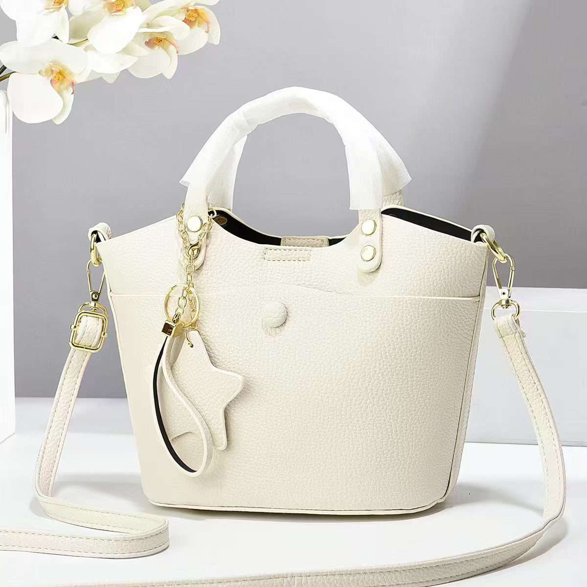 Fabricantes de comercio exterior damas 2025 atmósfera damas mochila de moda bolso de mano nuevo versátil bolso de madre verano hombro único