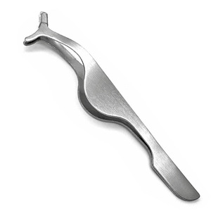 Stainless Steel Eyelash Curler Long Mouth False Eyelash Tweezers Grafting False Eyelash Assistant Beauty Tool Eyebrow Clip Round Mouth Clip