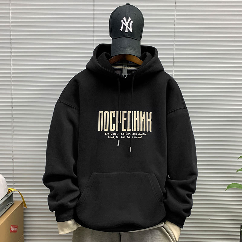 Black hooded thin-1621 [high quality] GL