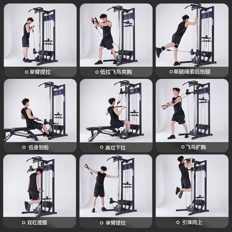 Unilateral pórtico de pájaros domésticos pequeños pájaros entrenador integral de alta tracción baja tracción integrado dispositivo de fuerza de fitness