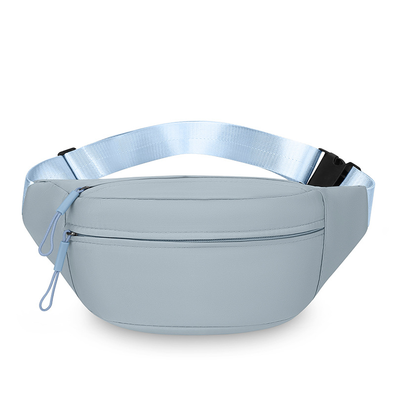 Bolso de cintura de color sólido para mujeres simple viaje ocio mochila de hombro bolso de teléfono móvil deportivo portátil al aire libre bolso de pecho de moda moda