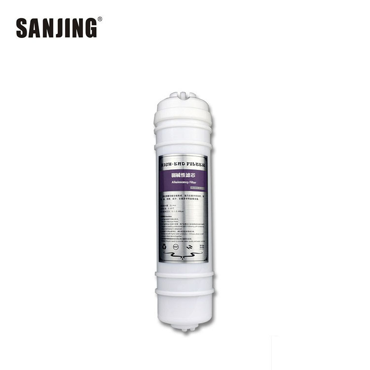 Venta al por mayor elemento de filtro de conexión rápida coreano Ajuste de pH elemento de filtro alcalino débil elemento de filtro de piedra alcalina natural pequeña molécula grupo Agua