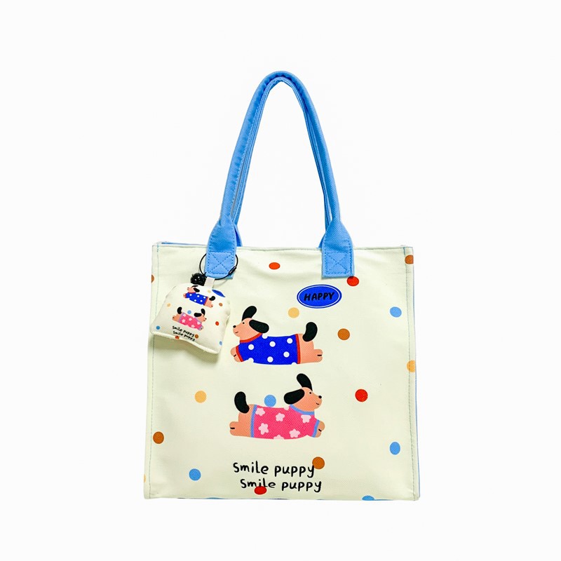 Caricatura de niños y niñas, bolsos de hombro de gran capacidad, bolsos de nicho de diseño, bolsos de mano nuevos lindos para niñas