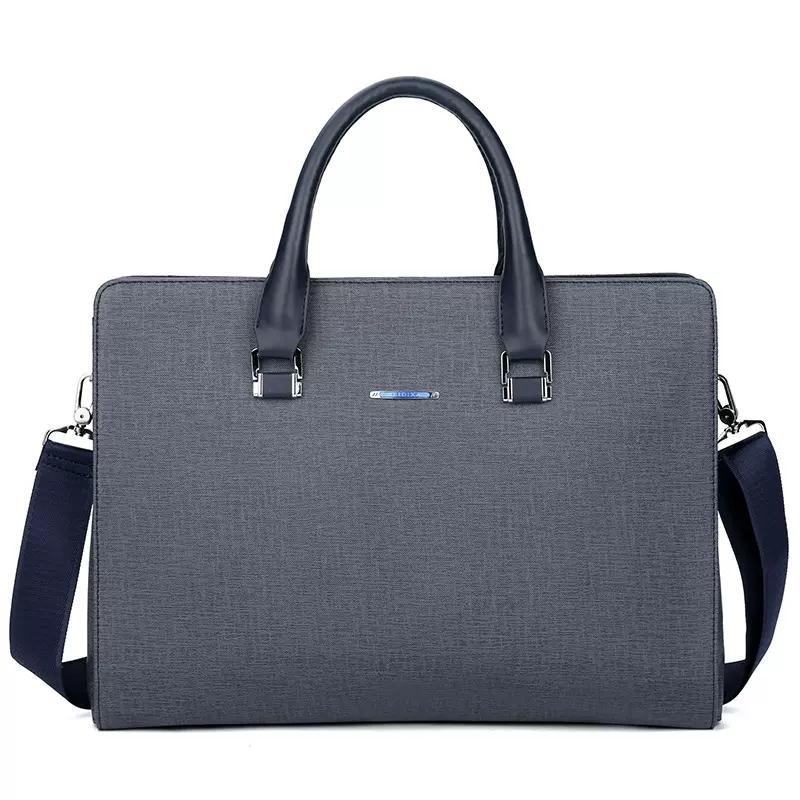 跨境新款男包手提商务公文包时尚男士横款单肩斜跨休闲电脑包背包