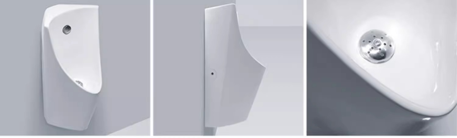 Integrated automatic sensor urinal for men, wall-mounted ceramic urinal, wall-mounted urinal, floor-standing urinal pool undefined