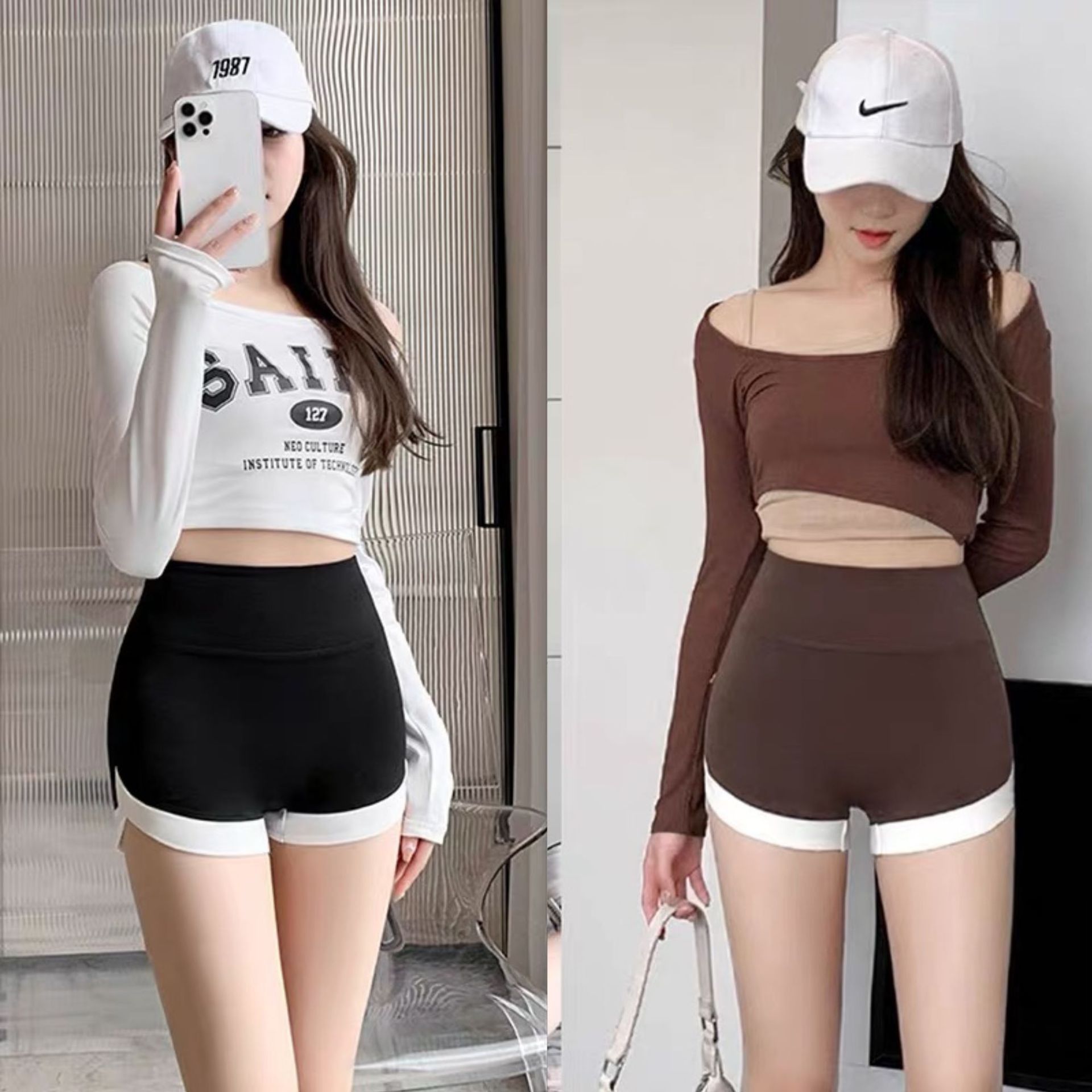 검은 다크 브라운 [컬러 매칭 문자 두 팩]]