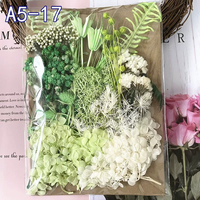 Materials set, postcard flower-shaped, handmade, bouquet, wholesale