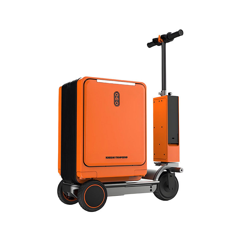 Vali thông minh điện 20 inch có thể ngồi lái cho bé, dẫn đường tự động, size cabin lên máy bay — rừng xanh