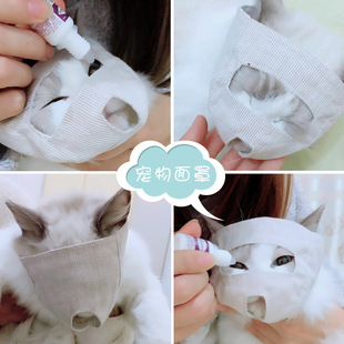 Amazon New Transparent Cat Eye Mask Anti-bite Anti-call Anti-bite Cleaning Mask Breathable Open Vision Cat Headgear
