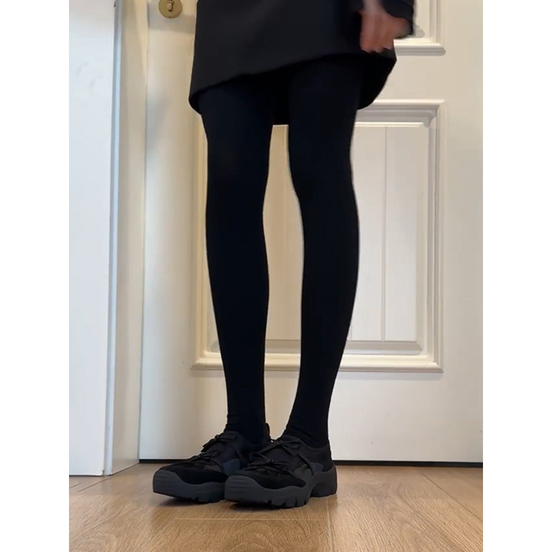 羊皮版~真皮复古蝴蝶结芭蕾休闲鞋女2025新款厚底百搭单鞋德训鞋|undefined
