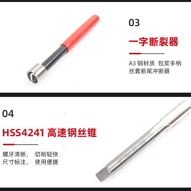 131ピースねじ修理ツール、ハンドタッピングタップ、ドリルビットセット、ねじ切り工具、ねじ修理ツール|undefined