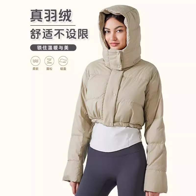 Damas de invierno pan corto chaqueta de plumón desmontable chaqueta con capuz pequeña chaqueta caliente ligera a prueba de viento