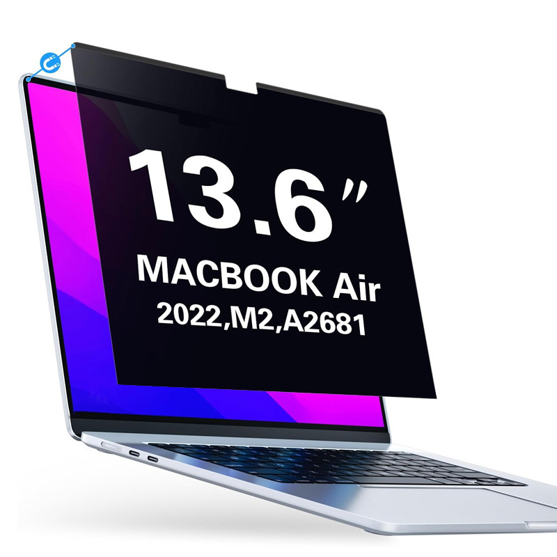Suitable for Macbookair 13.6inch Magnetic Privacy Film, Apple Laptop Privacy Protection Can Be Customized