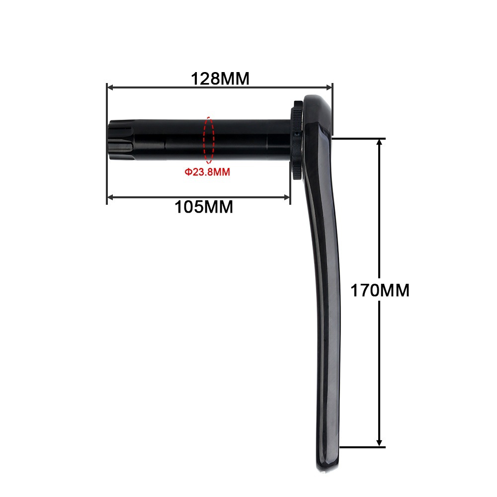 RIRO bicicleta de carretera fibra de carbono completa manivela diente placa plegable coche simple y doble placa recta montada GXP modificación Accesorios
