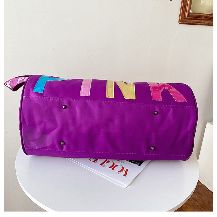 Women's Fashion Letter Nylon Waterproof Travel Bags display picture 3