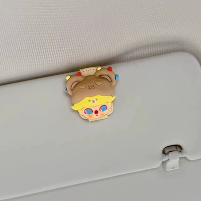 Visor Magnetic Clip, Cute Cartoon — Car Glasses Clip/Bill Clip