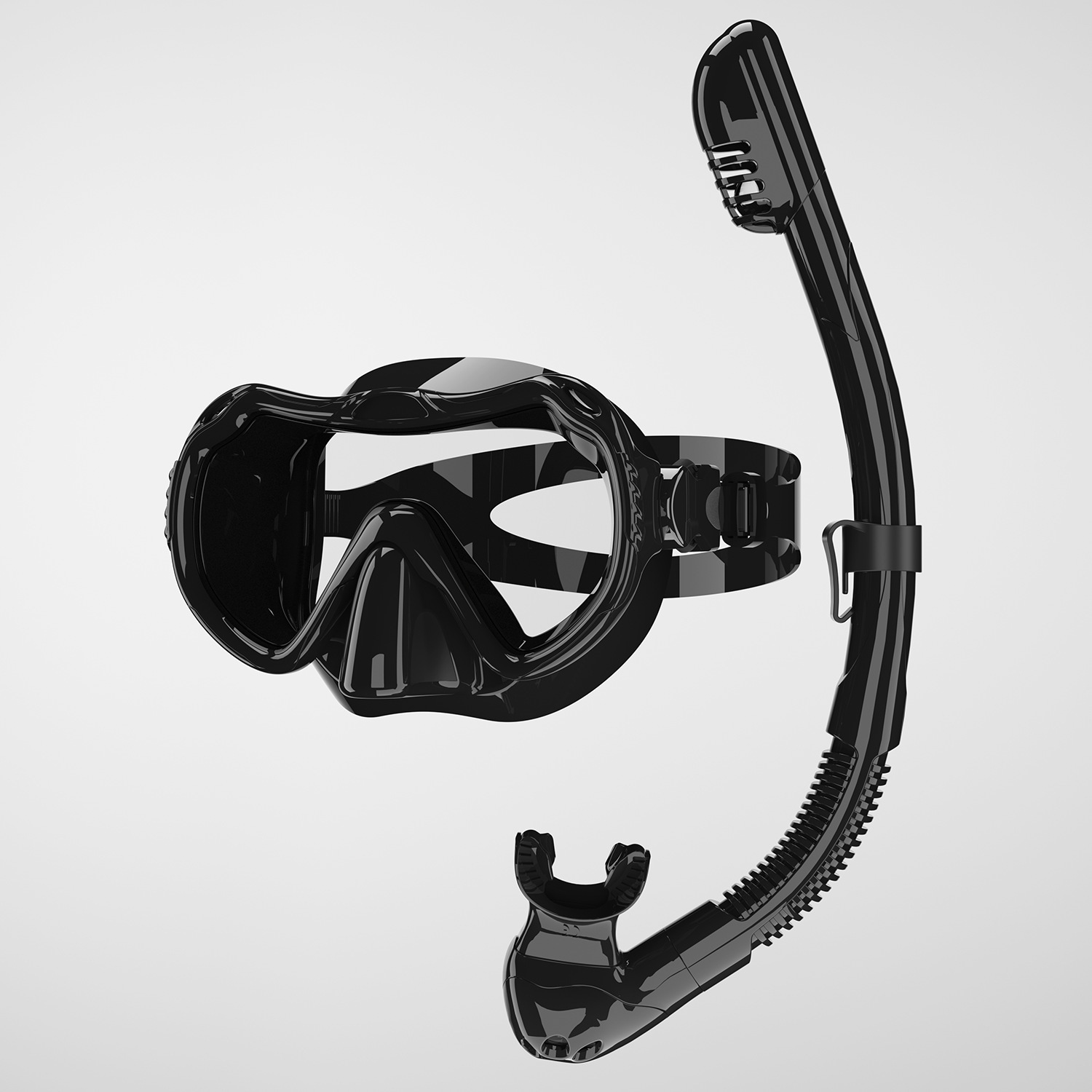 Snorkeling Two Treasures Diving Mirror Breathing Tube suit Full Dry Goggles Breathing Tube Scuba Diving suit