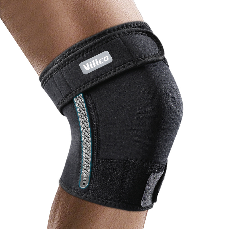 Rodilleras deportivas para uso en verano, equipo de protección para montañismo al aire libre para hombres, con compresión bidireccional y soporte de resorte, específicas para el menisco, para mujeres.