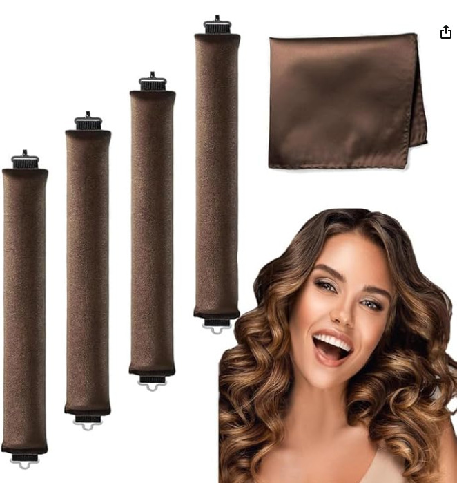 Artezo de cabello rizado, hombre perezoso, sin calor, rizador, artefacto de peinado para dormir, cabello rizado, cola rizada, callejón oculto